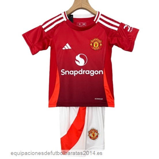 Nuevo 1ª Conjunto De Niños Manchester United 24/25 Rojo Baratas